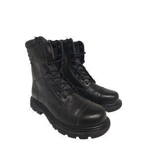 Thorogood Men's 8" Side Zipper Soft Toe Work Boot 834-6888 Black Size 11W